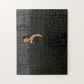 Gothic dame in een kerkhof puzzel legpuzzel (Verticaal)