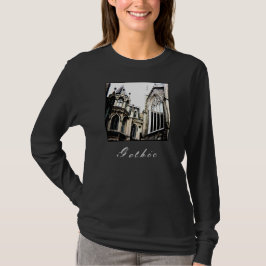 'Gothic' Dames' T-shirt met lange Sleeves