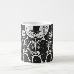 Gothic Dancing Skeleton Gift Collectie Koffiemok