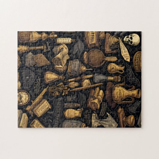 Gothic Dark Academia Legpuzzel (Horizontaal)