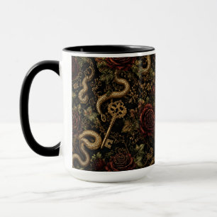 Gothic Dark Academia Rozen Morgen Koffiemok Cadeau Mok
