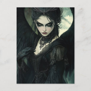 Gothic Dark Angel Fantasy Briefkaart
