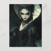 Gothic Dark Angel Fantasy Briefkaart (Voorkant)