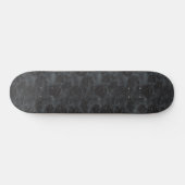 Gothic Dark Ashen Floral Bloom Persoonlijk Skateboard (Horizontaal)