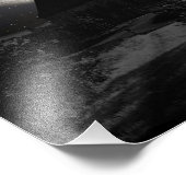 Gothic dark castle in het maanlicht foto afdruk (Hoek)