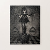 Gothic Dark Doll Jigzaag Puzzle Legpuzzel (Verticaal)