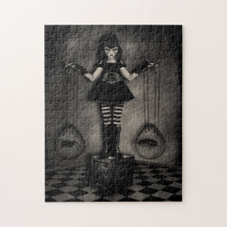 Gothic Dark Doll Jigzaag Puzzle Legpuzzel