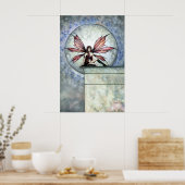 Gothic Dark Fairy Fantasy Poster Print (Keuken)