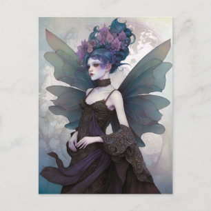 Gothic Dark Fairy Girl Fantasy Art Briefkaart