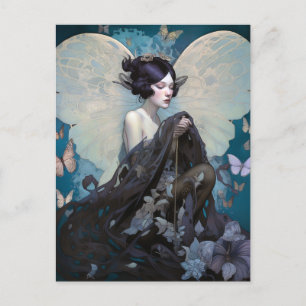 Gothic Dark Fairy Girl Fantasy Art Briefkaart