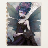 Gothic Dark Fairy Girl Fantasy Art Planner (Voorkant)