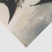 Gothic Dark Fairy with Floral Crown Decoupage Tissuepapier (Detail)