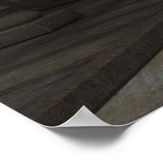 Gothic Dark Fantasy African Vampire Woman Poster (Hoek)