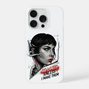 Gothic Dark Fantasy Anime Meisje Illustratie iPhon iPhone 15 Pro Case