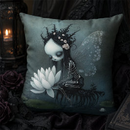 Gothic Dark Fantasy Feeenskelet Halloween Decorati Kussen