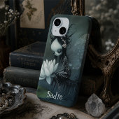 Gothic Dark Fantasy Feeërie Skelet Aangepaste Naam Case-Mate iPhone Case