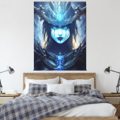 Gothic Dark Fantasy Litch Queen Canvas Afdruk (Insitu (Slaapkamer))