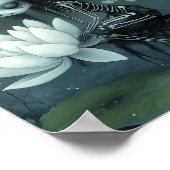 Gothic Dark Fantasy Skeleton Fairy Halloween Art Poster (Hoek)