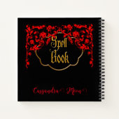 Gothic Dark Magic Gepersonaliseerd Notitieboek (Achterkant)