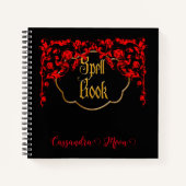 Gothic Dark Magic Gepersonaliseerd Notitieboek (Voorkant)