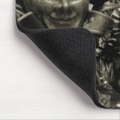 Gothic Dark Masquerade Masks Black and White Muismat (Hoek)