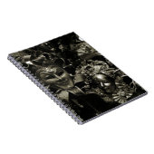 Gothic Dark Masquerade Masks Black Notitieboek (Rechterzijde)