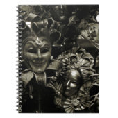 Gothic Dark Masquerade Masks Black Notitieboek (Voorkant)