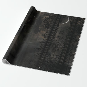 Gothic Dark Night Magic Gift Cadeaupapier