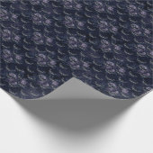 gothic dark occult gothic moths and bloemen cadeaupapier (Hoek)