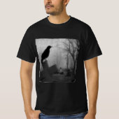 Gothic Dark Raven T-shirt (Voorkant)