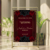 Gothic Dark Romance Elegante Welkombord Poster