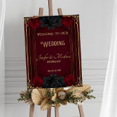 Gothic Dark Romance Elegante Welkombord Poster