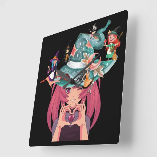 Gothic Darlings Vierkante Klok (Hoek)