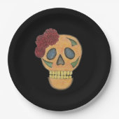 Gothic Day of the Dead Papieren Bordje (Voorkant)