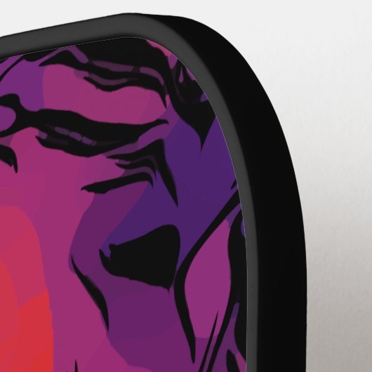 Gothic Death Skull Skeleton Custom Pickleball Paddle (Links Detail)