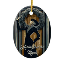 Gothic Deco | Donkere Academia Krans