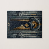 Gothic Deco | Donkere Academische Kranz Legpuzzel (Horizontaal)