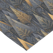 Gothic Deco | Gouden Geometrische Bomen Korte Tafelloper (Hoek)