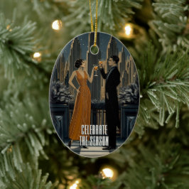 Gothic Deco | Skyline Toast Keramisch Ornament