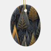 Gothic Deco | Skyline Toast Keramisch Ornament (Achterkant)