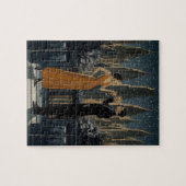 Gothic Deco | Skyline Toast Vakantie Legpuzzel (Horizontaal)