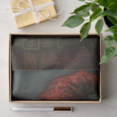 Gothic decoupage skeletale Kerstman Tissuepapier (Geschenk)