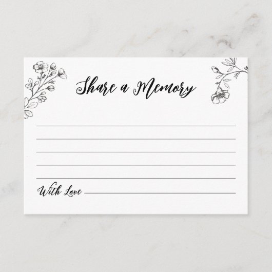 Gothic Deel een Memory Vrijgezellenfeest Kaart (Voorkant)