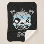 Gothic Demiboy Pride Vlaggekleurd Beer Sherpa Deken (Voorkant)