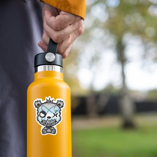 Gothic Demiboy Pride Vlaggekleurd Beer Sticker