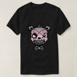 Gothic Demigirl Pride Flag gekleurd Beer T-shirt