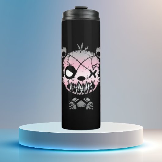 Gothic Demigirl Pride Flag gekleurd Beer Thermosbeker