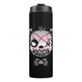 Gothic Demigirl Pride Flag gekleurd Beer Thermosbeker (Voorkant)