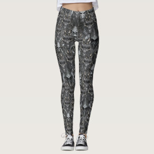 Gothic Demons en Skulls Duivel Satanische Gamers Leggings