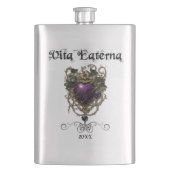  Gothic Design Flask met Paarse Kunst Flacon (Voorkant)